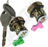 APDTY 177377 Door Lock Cylinder, Kit, Keys Included