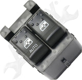 APDTY 177414 Window Switch, Front Driver Side, Black, 2-Button, Coupe