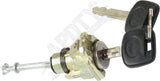 APDTY 177483 Door Lock Cylinder, Front Driver Side, Chrome, with Keys