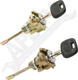 APDTY 177484 Door Lock Cylinder, Kit, Keys Included, Gas