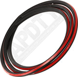 APDTY 177510 Weatherstrip Seal - Rear, Passenger Side