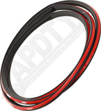 APDTY 177510 Weatherstrip Seal - Rear, Passenger Side