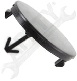 APDTY 177539 Tow Eye Cover, Front Driver Side, Paint to Match