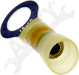 APDTY 177686 Solder And Seal Ring Terminal Yellow 5/16 Inch 12-10 Gauge