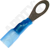 APDTY 177687 Solid And Seal Ring Terminal Blue 5/16 Inch 16-14 Gauge
