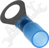 APDTY 177687 Solid And Seal Ring Terminal Blue 5/16 Inch 16-14 Gauge