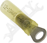 APDTY 177689 Solder And Seal Ring Terminal Yellow #10 - 12-10 Gauge