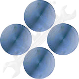 APDTY 177700 Center Wheel Cap Kit Brushed Aluminum