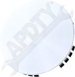 APDTY 177827 Center Wheel Cap Kit Brushed Aluminum
