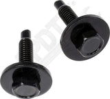 APDTY 177878 Rear Bumper And Lower Facia Bolt M6-1.0 X 18 MM Hex Head Sems