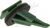 APDTY 177880 Molding Clip With Sealer (Double-Head) Green