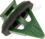 APDTY 177880 Molding Clip With Sealer (Double-Head) Green