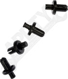APDTY 177886 Front And Rear Bumper Push-Rivet Retainer (Fits 5 MM Hole)