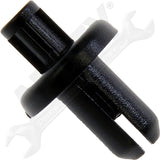 APDTY 177886 Front And Rear Bumper Push-Rivet Retainer (Fits 5 MM Hole)