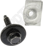 APDTY 177887 Fender Liner Bumper Cover Screw With U-Nut Kit