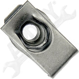 APDTY 177895 Extruded U-Nut M6-1.0, 13.5 MM Center-To-Edge