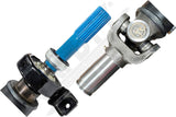 APDTY 177910 Rear 2-Piece Steel Driveshaft Assembly