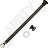 APDTY 177927 Rear 1-Piece Steel Driveshaft Assembly