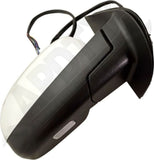 APDTY 177950 Side View Mirror; Right (Passenger Side); Chrome; Replaces 20843106
