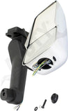 APDTY 177965 Side View Mirror; Left; Power Adjust, Manual Folding, Heated