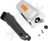 APDTY 177965 Side View Mirror; Left; Power Adjust, Manual Folding, Heated