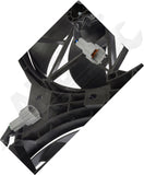 APDTY 177983 Radiator Fan Assembly With Motor Replaces 214815AA1A