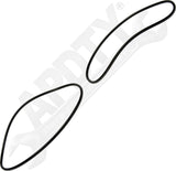APDTY 178012 Axle Seal Housing O-Rings