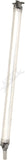 APDTY 178029 Rear 1-Piece Aluminum Driveshaft Assembly
