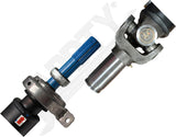 APDTY 178030 Rear 2-Piece Steel Driveshaft Assembly