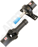 APDTY 178041 Rear 2-Piece Steel Driveshaft Assembly