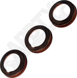 APDTY 178048 Copper Drain Plug Gasket, Fits M12