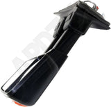 APDTY 178053 Side View Towing Mirror; Left; Paintable & Chrome Cap