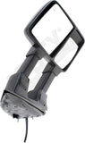 APDTY 178055 Side View Tow Mirror; Right; Replaces BC3Z17682LA-PFM, DC3Z17682CA