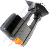 APDTY 178055 Side View Tow Mirror; Right; Replaces BC3Z17682LA-PFM, DC3Z17682CA