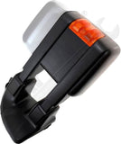 APDTY 178056 Side View Tow Mirror; Left; Replaces 9C3Z17683LA-PFM, DC3Z17683CA