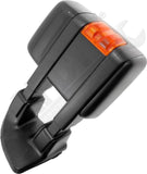 APDTY 178056 Side View Tow Mirror; Left; Replaces 9C3Z17683LA-PFM, DC3Z17683CA
