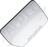 APDTY 178112 Door Mirror Glass Non-Heated With Backing Plate