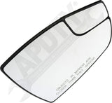APDTY 178113 Door Mirror Glass Non-Heated With Backing Plate Right