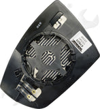 APDTY 178115 Door Mirror Glass Heated With Backing Plate
