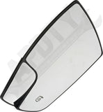 APDTY 178116 Door Mirror Glass Heated With Backing Plate
