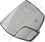 APDTY 178116 Door Mirror Glass Heated With Backing Plate