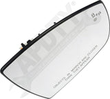 APDTY 178117 Door Mirror Glass Heated With Backing Plate