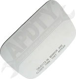 APDTY 178119 Door Mirror Glass Heated With Backing Plate
