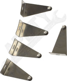 APDTY 178119 Door Mirror Glass Heated With Backing Plate