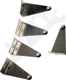 APDTY 178121 Door Mirror Glass Non-Heated With Backing Plate