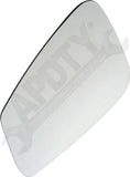 APDTY 178123 Door Mirror Glass Heated With Backing Plate