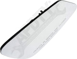 APDTY 178124 Door Mirror Glass Heated With Backing Plate