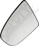 APDTY 178125 Door Mirror Glass Non-Heated With Backing Plate