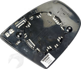 APDTY 178125 Door Mirror Glass Non-Heated With Backing Plate