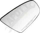 APDTY 178126 Door Mirror Glass Non-Heated With Backing Plate Right